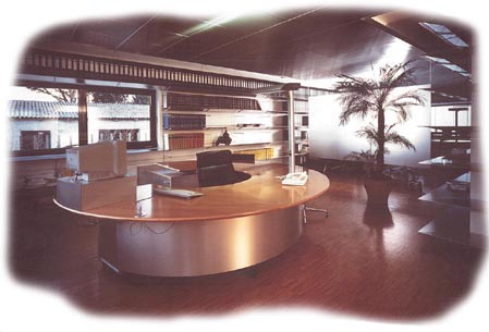 Chefschreibtisch rund