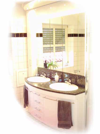 Elternbad Hochglanz weiss