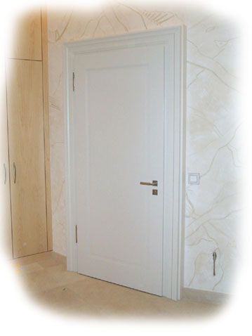 Innentuer in gebogener Wand