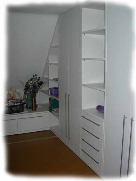 Einbauschrank Schleiflack