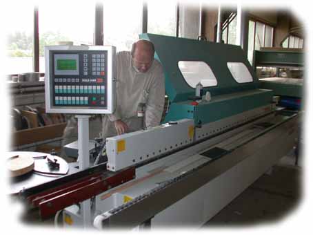 Kantenanleim Maschine